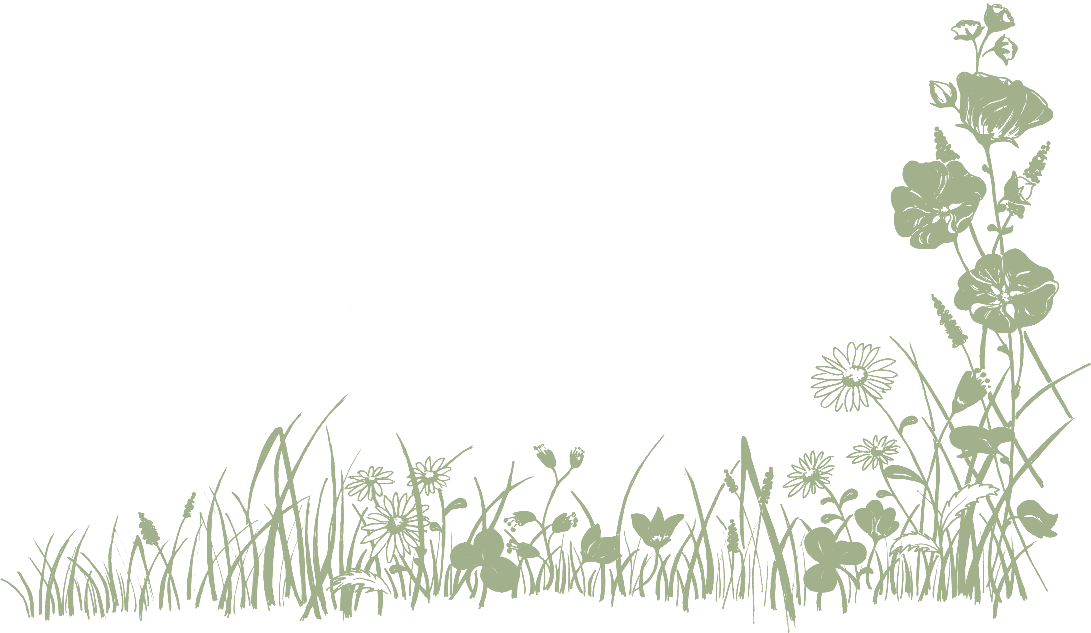 Dekorativer Blumenrahmen